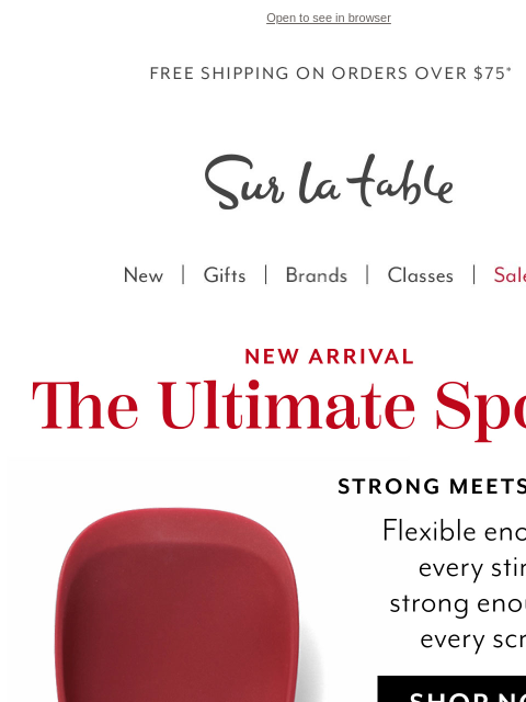 surlatable newsletter: 🥄 Meet the Sur La Table Ultimate Spoon