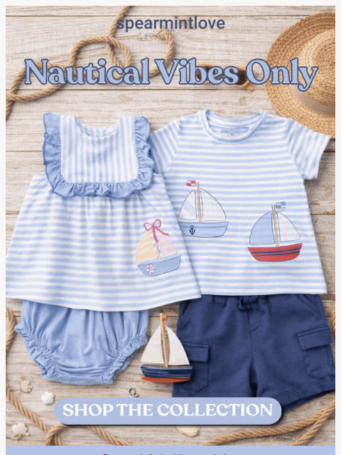 spearmintlove newsletter: Set Sail in Nautical Style ⚓