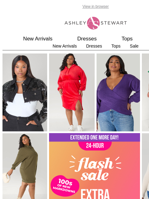 ashleystewart newsletter: 🎉Extended Flash Sale! Extra 50-60% off all Cleara...
