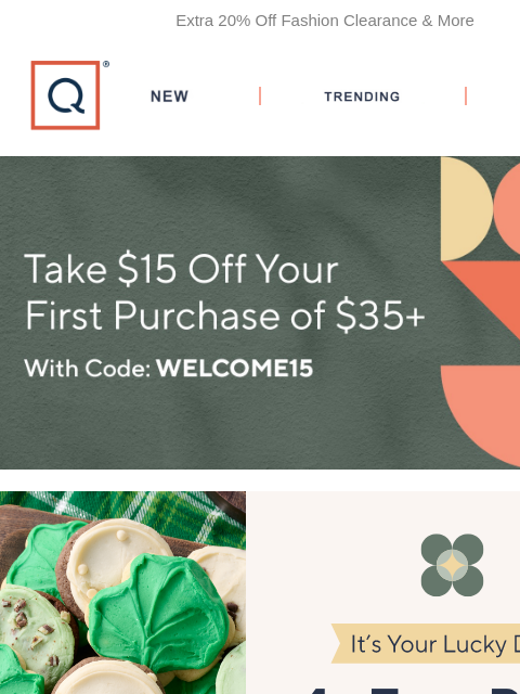 qvcemail newsletter: Your Lucky Day for Deals