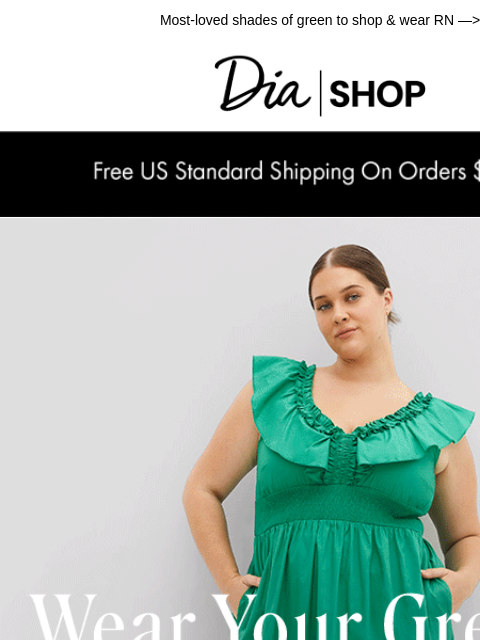 dia newsletter: Spring's Freshest Hue 🍀​