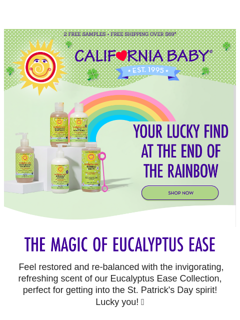 californiababy newsletter: Better Than A Pot O' Gold 🍲🍀