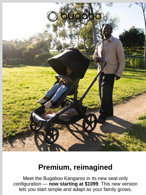 bugaboo newsletter: The Bugaboo Kangaroo, now $1099