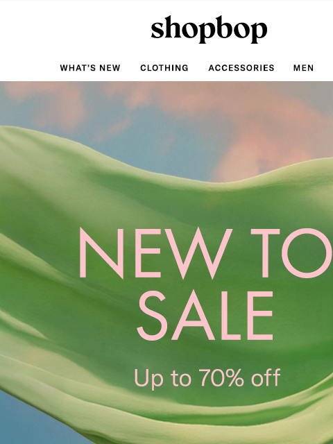 shopbop-mail newsletter: SALE: up to 70% off