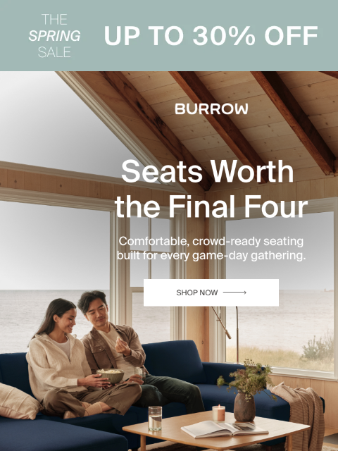 burrow newsletter: Seats Worth the Final Four