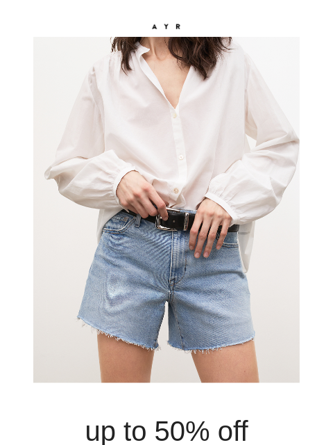 ayr newsletter: this sale is so good