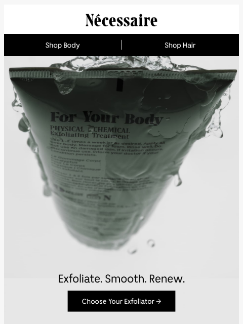 necessaire newsletter: Choose Your Smooth
