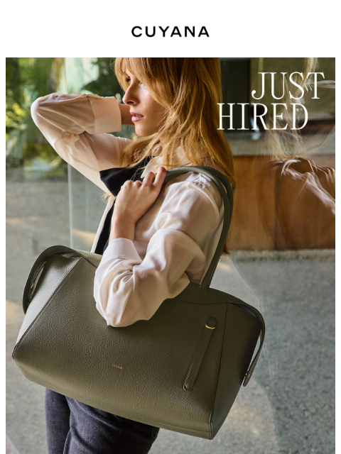 cuyana newsletter: New Colors Clocking In