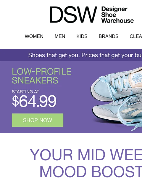 dsw newsletter: Let us surprise you (with more!!)