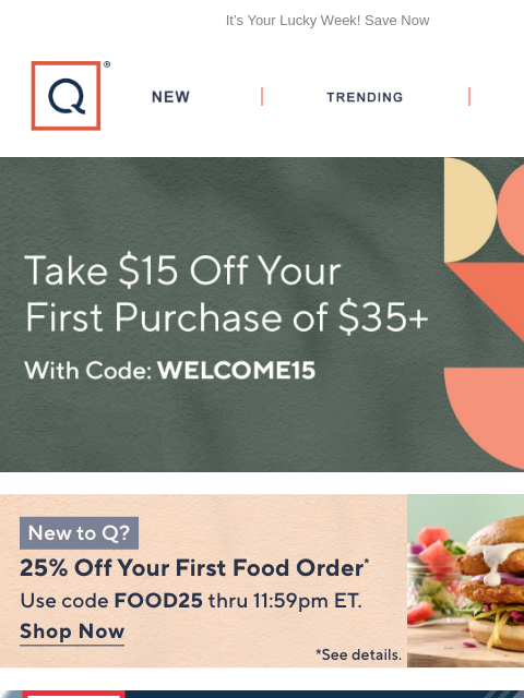 qvcemail newsletter: 25% Off Your Food Order! Get the TSV®