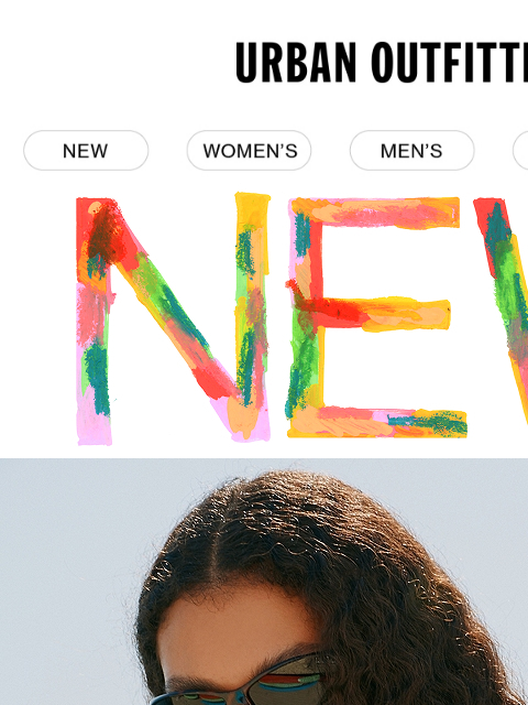 urbanoutfitters newsletter: Our newest arrivals come in baby blue 🩵