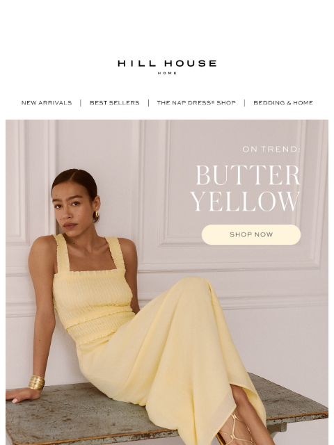 hillhousehome newsletter: On Trend: Butter Yellow