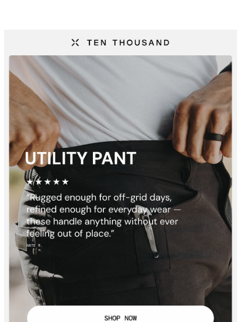 tenthousand newsletter: Our #1 Adventure Pant