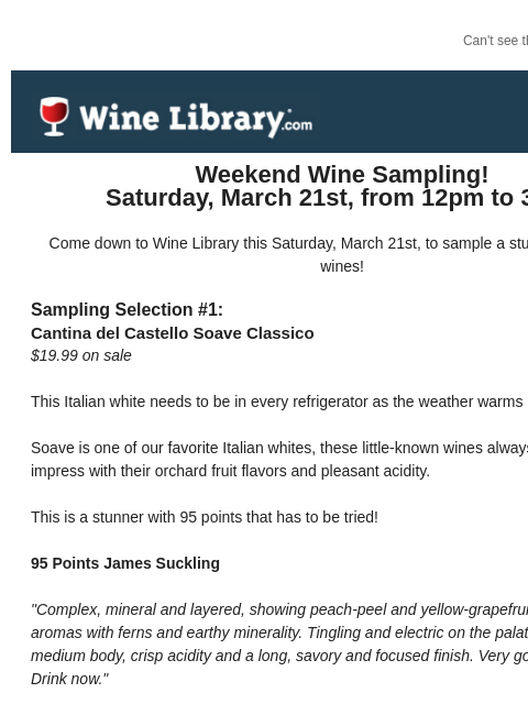 winelibrary newsletter: Come sample 4 brand new wine finds, all with massi...