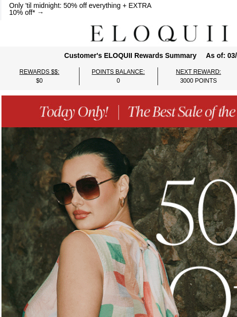 eloquii newsletter: EVERYONE GETS A GIFT 👀