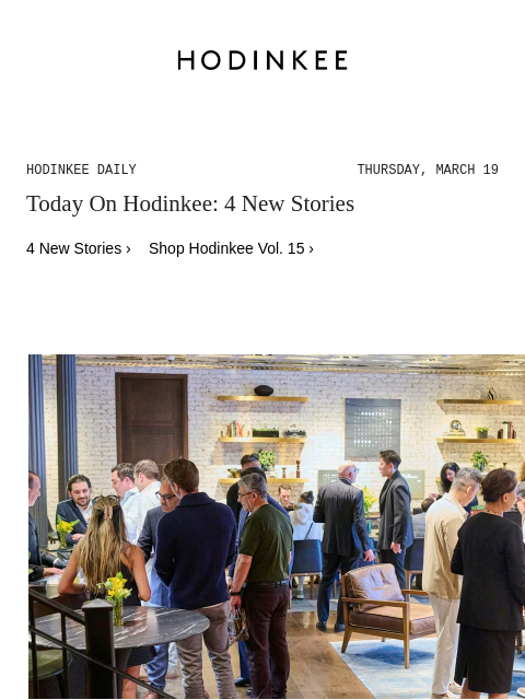 hodinkee newsletter: Hodinkee Daily | 03/19/2026
