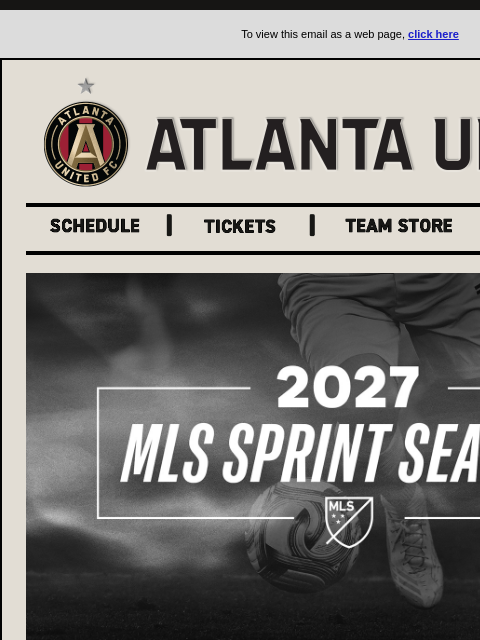 atlutd newsletter: MLS Announcement