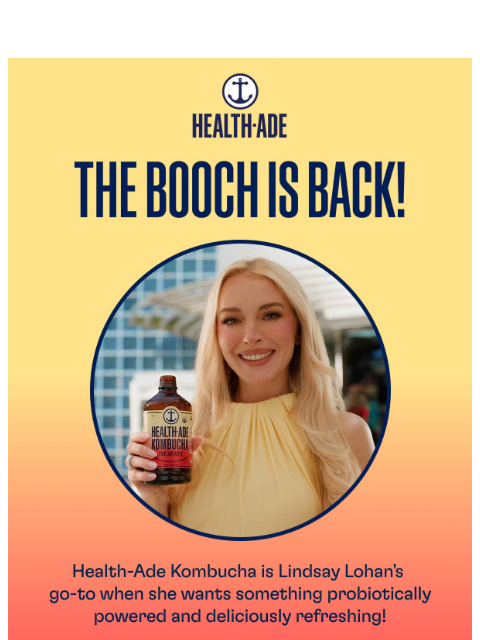 health-ade newsletter: What's Lindsay Lohan Drinking?