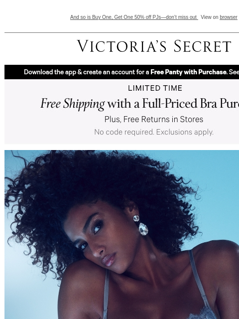 victoriassecret newsletter: Your Perfect Dream Angels Bra is Waiting