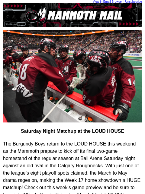 thecoloradomammoth newsletter: 🦣 Two-Game Homestand