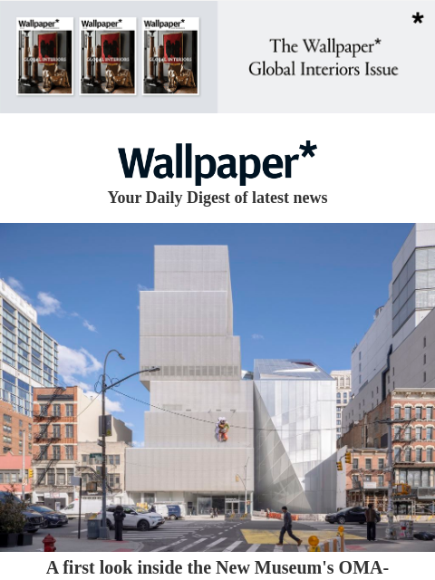 futureplc newsletter: Tour OMA's New Museum expansion