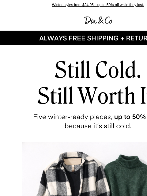 dia newsletter: We Don’t Do This Often