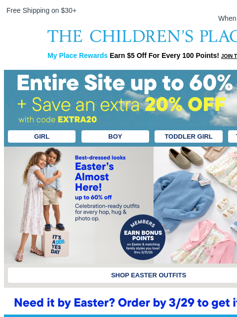 childrensplace newsletter: $10 & Up Dresses? We Are *So* There For It!