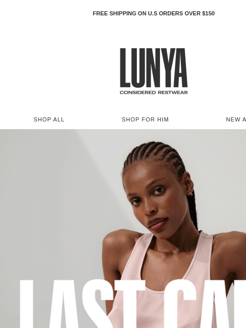 lunya newsletter: ACT QUICK, THIS DEAL ENDS SOON