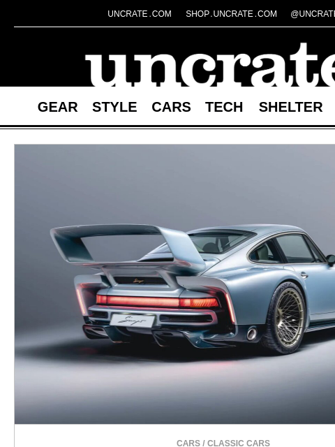 uncrate newsletter: 1990 Porsche 911 Singer DLS Turbo & more