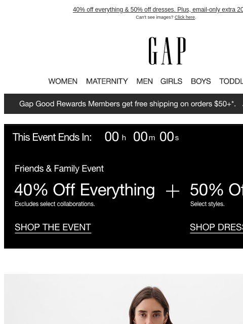 40% off everything & 50% off dresses. Plus, email-only extra 20% off. ‌ ‌ ‌ ‌ ‌ ‌ ‌ ‌ ‌ ‌ ‌ ‌ ‌ ‌ ‌ ‌ ‌ ‌ ‌ ‌ ‌ ‌ ‌ ‌ ‌ ‌ ‌ ‌ ‌ ‌ ‌ ‌ ‌ ‌ ‌ ‌ ‌ ‌ ‌ ‌ ‌ ‌ ‌ ‌ ‌ ‌ ‌ ‌ ‌ ‌ ‌ ‌ ‌ ‌ ‌ ‌ ‌ ‌ ‌ ‌ ‌ ‌ ‌ ‌