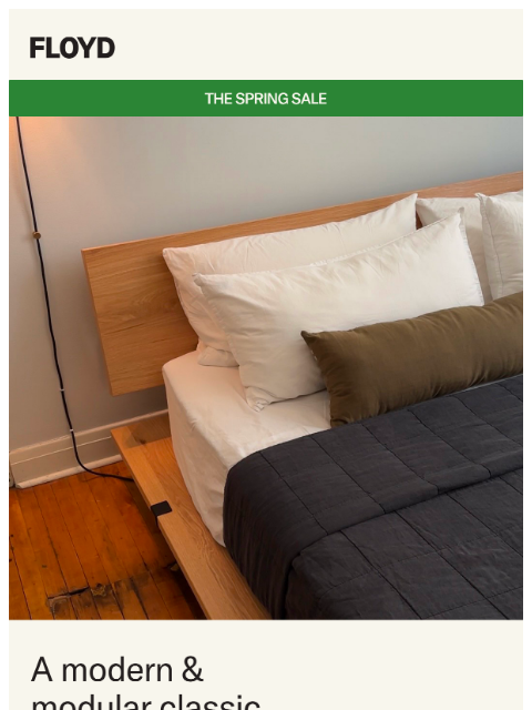 floydhome newsletter: The world's most modular bed frame