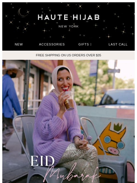 hautehijab newsletter: A Eid message from Mel 💌