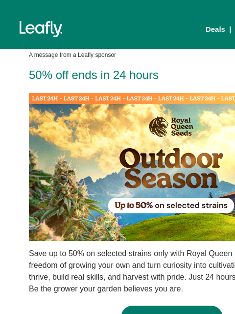 leafly newsletter: The final grow call 📣