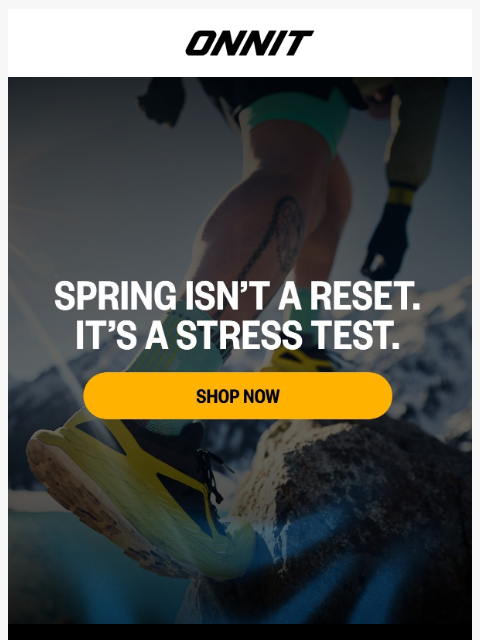 onnit newsletter: No reset. Just more daylight.