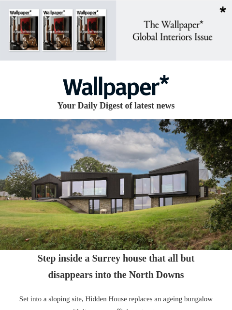 futureplc newsletter: Discover a hillside Surrey home