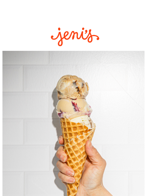 jenis newsletter: Springtime = ice cream time