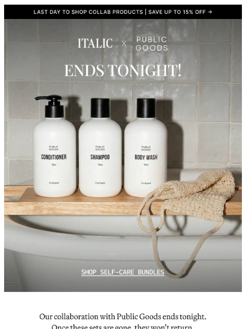 italic newsletter: Final Call: Apothecary Sets