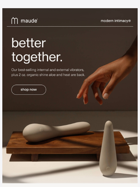 getmaude newsletter: better together.