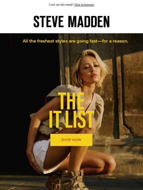 stevemadden newsletter: Loving These