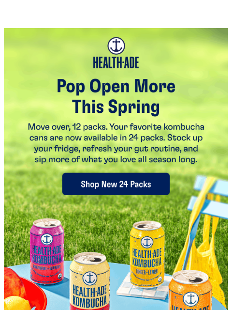 health-ade newsletter: NEW 24-pack cans are here!