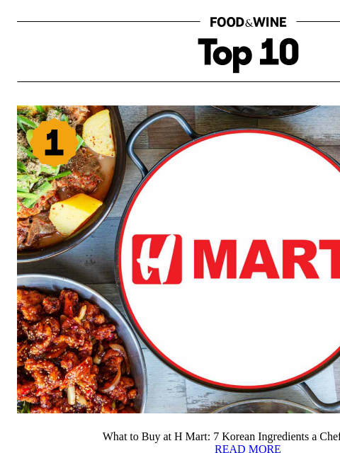 foodandwine newsletter: 7 Korean Ingredients You Should Buy at H Mart