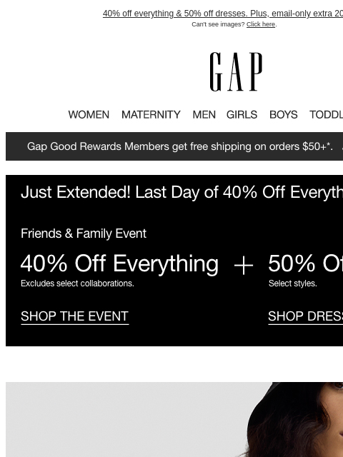 40% off everything & 50% off dresses. Plus, email-only extra 20% off. ‌ ‌ ‌ ‌ ‌ ‌ ‌ ‌ ‌ ‌ ‌ ‌ ‌ ‌ ‌ ‌ ‌ ‌ ‌ ‌ ‌ ‌ ‌ ‌ ‌ ‌ ‌ ‌ ‌ ‌ ‌ ‌ ‌ ‌ ‌ ‌ ‌ ‌ ‌ ‌ ‌ ‌ ‌ ‌ ‌ ‌ ‌ ‌ ‌ ‌ ‌ ‌ ‌ ‌ ‌ ‌ ‌ ‌ ‌ ‌ ‌ ‌ ‌ ‌