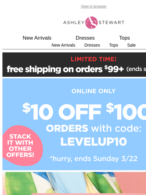 ashleystewart newsletter: We need to talk about these new dresses 👗😍