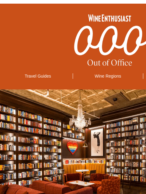 wineenthusiast newsletter: Read Between the Wines at These Bookstore Bars