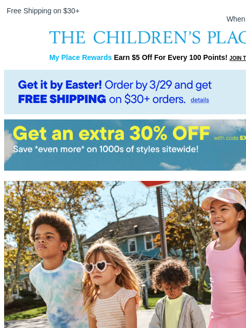 childrensplace newsletter: Who's Ready to MIX & MATCH?! 🙌