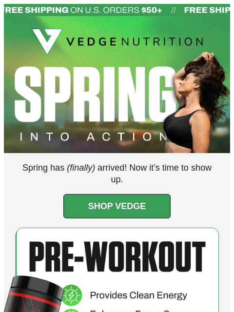 vedgenutrition newsletter: 🌱 The Weather is Changing!