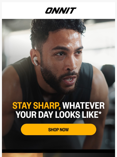onnit newsletter: One goal. Four ways to stay sharp.