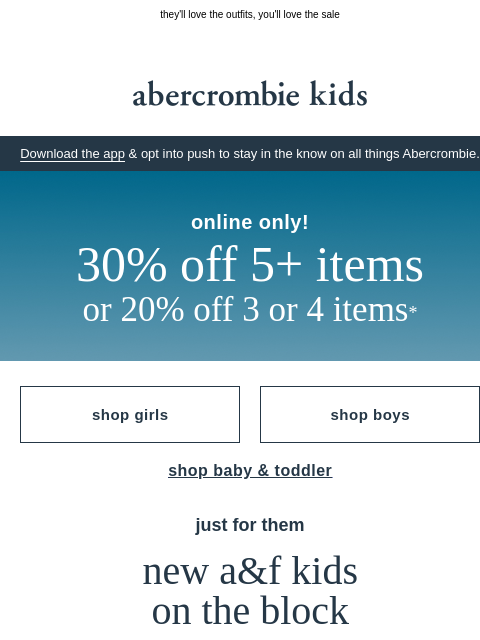 abercrombie newsletter: a sneak peek at their future favorites