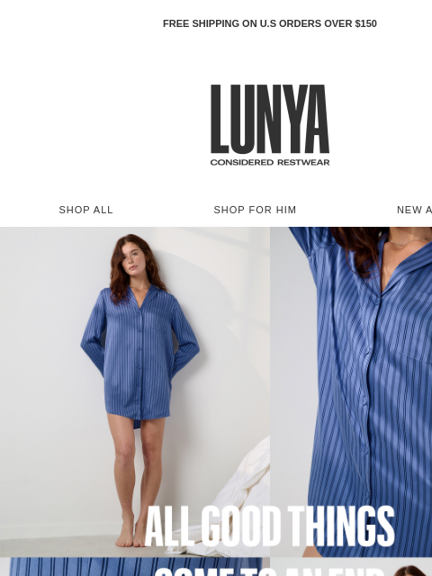 lunya newsletter: YOUR LAST LAST CHANCE