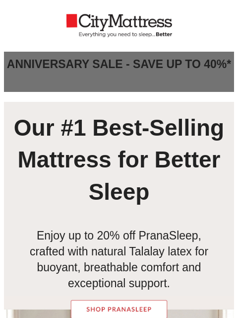 citymattress newsletter: Meet our most loved mattresses